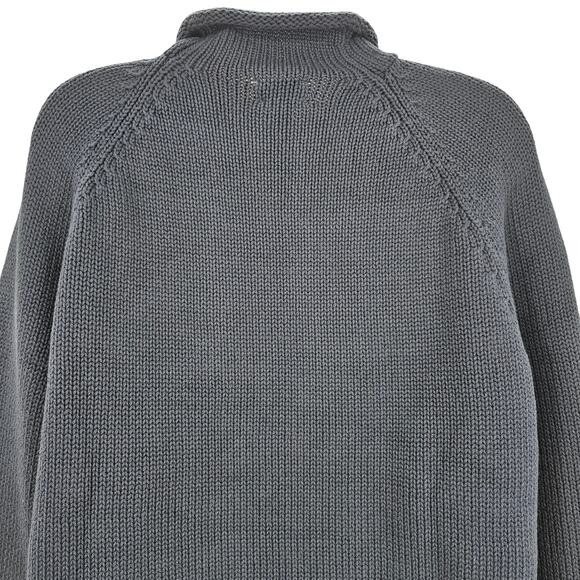 J. Crew Mens size S 1988 Rollneck Cotton Long Sleeve Sweater Navy BW186 NEW - Picture 4 of 8